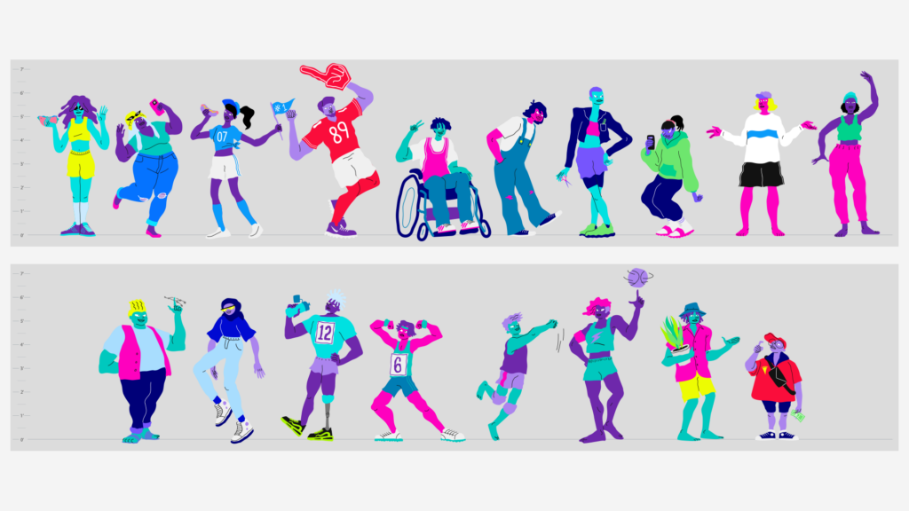 lineup of all the Town characters