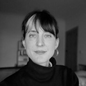 Hattie headshot b&w