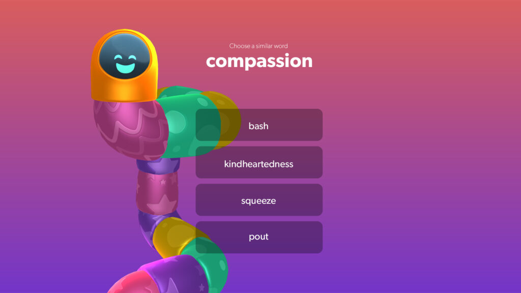 PUKU game screen about compassion