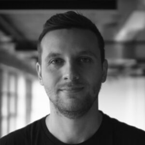 David headshot B&W