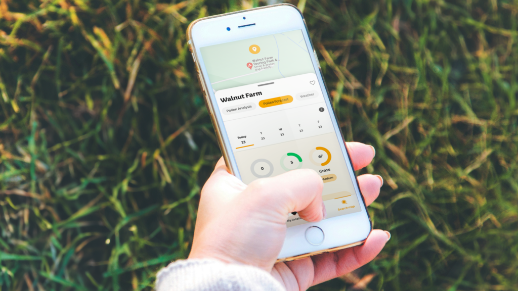 Pollen Pal on device 2